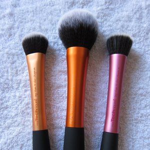 LIKE NEW!  Real Techniques - 3 Face Brushes